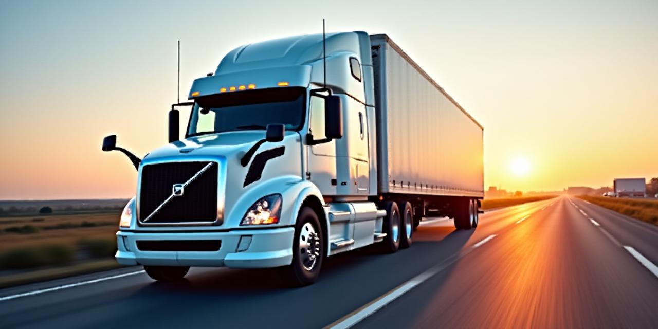 A professional transit fleet on a modern highway at dawn
