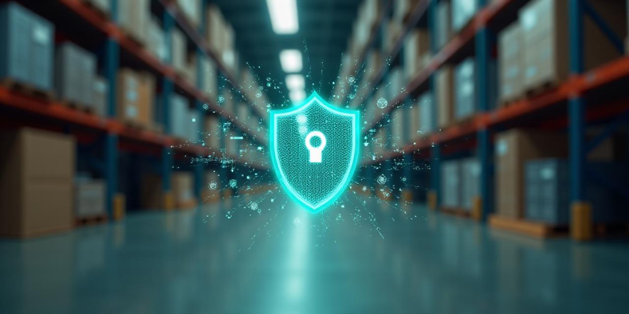 Data security concept in logistics